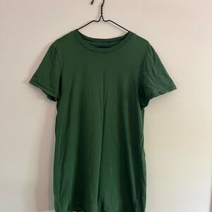 Old Navy Green Short Sleeve T-Shirt Dress